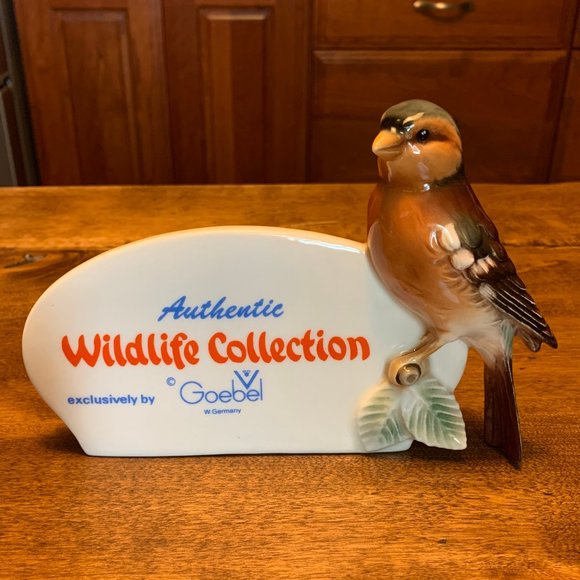Goebel Other - Goebel W Germany Authentic Wildlife Collection Dealer's Display Porcelain Plaque